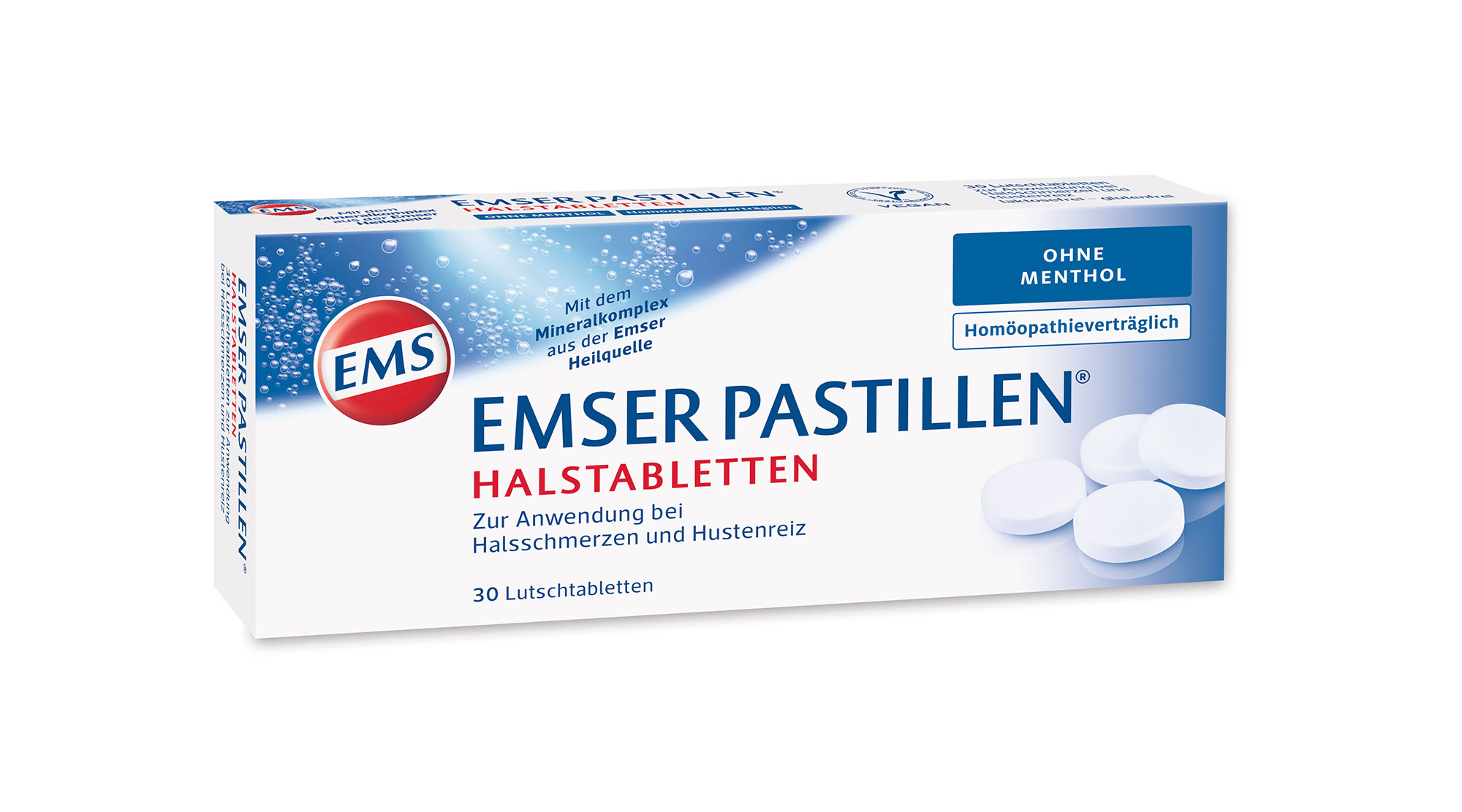 Emser Halstabletten ohne Menthol 30St