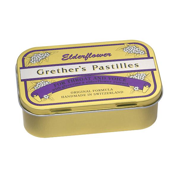 Grether´s Pastillen Elderflower zuckerfrei 110g