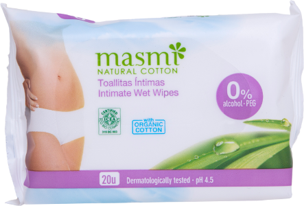 Bio Intimpflegetücher Masmi 20 Stück