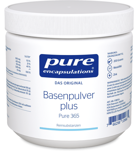 Basenpulver 365 plus pure encaps. 200g