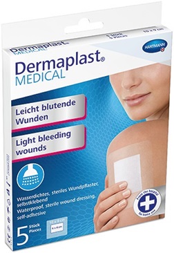 Dermaplast medical Wundpflaster wasserfest 7,2x5cm 5St