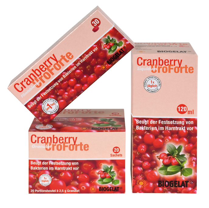 Cranberry UroForte Biogelat Filmtabletten